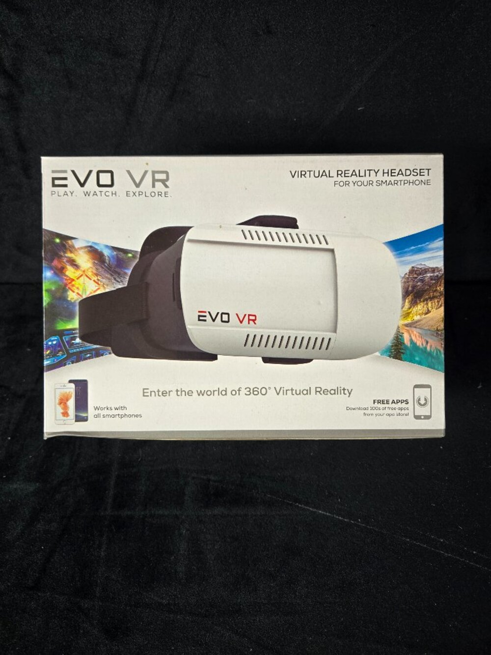 EVO VR Smartphone Virtual Reality Headset Bluetooth Controller Open Box